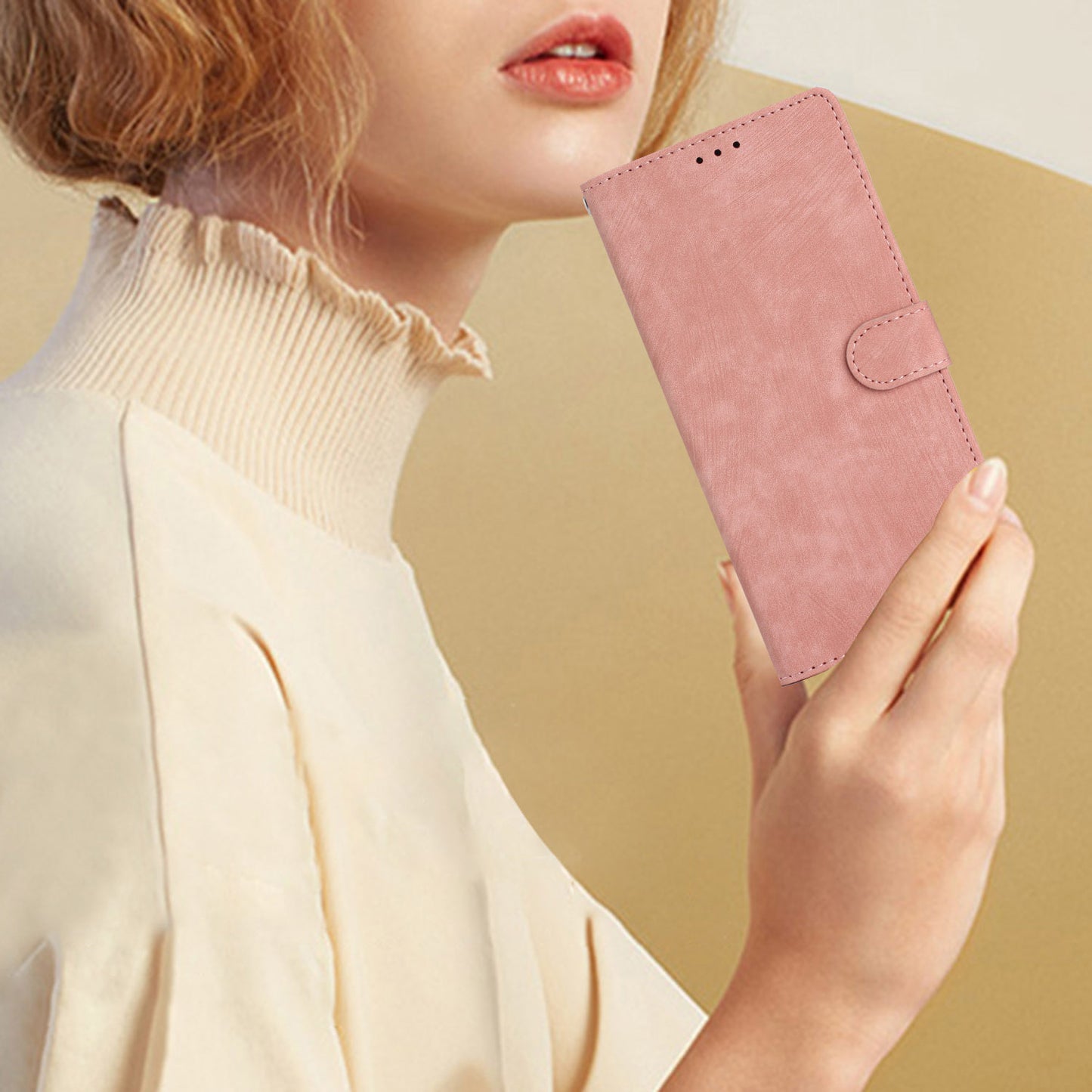 For Samsung Galaxy A05s 4G Case Skin-touch Feeling PU Leather Phone Cover