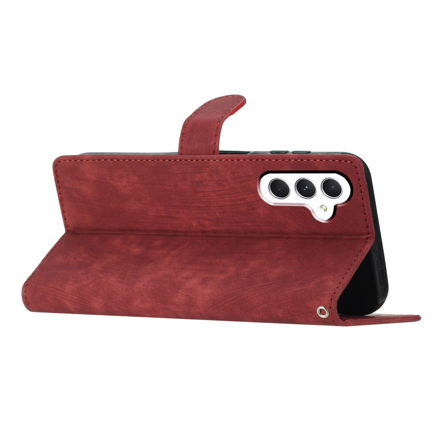 For Samsung Galaxy A05s 4G Case Skin-touch Feeling PU Leather Phone Cover