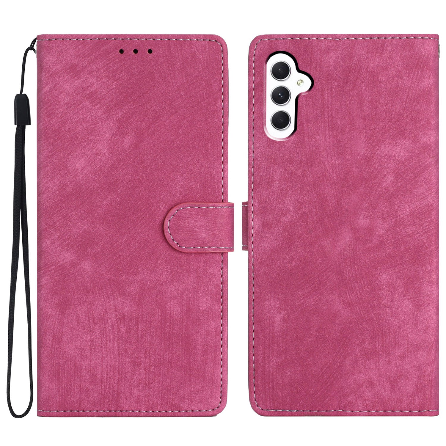 For Samsung Galaxy A05s 4G Case Skin-touch Feeling PU Leather Phone Cover