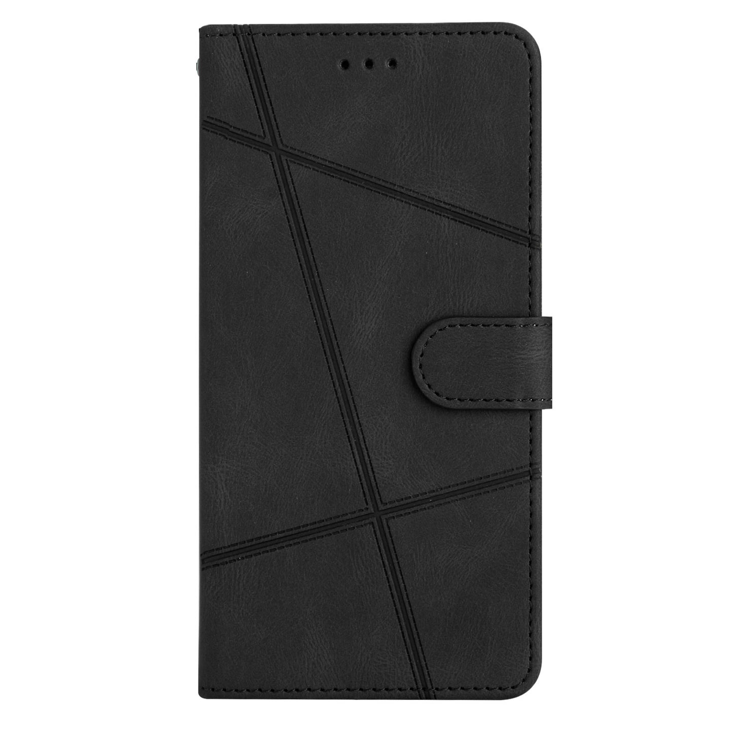 For Samsung Galaxy A05 4G Crazy Horse Texture Wallet Case PU Leather Imprinted Lines Phone Stand Cover
