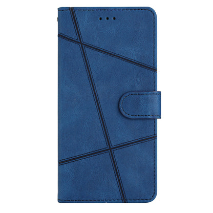 For Samsung Galaxy A05 4G Crazy Horse Texture Wallet Case PU Leather Imprinted Lines Phone Stand Cover