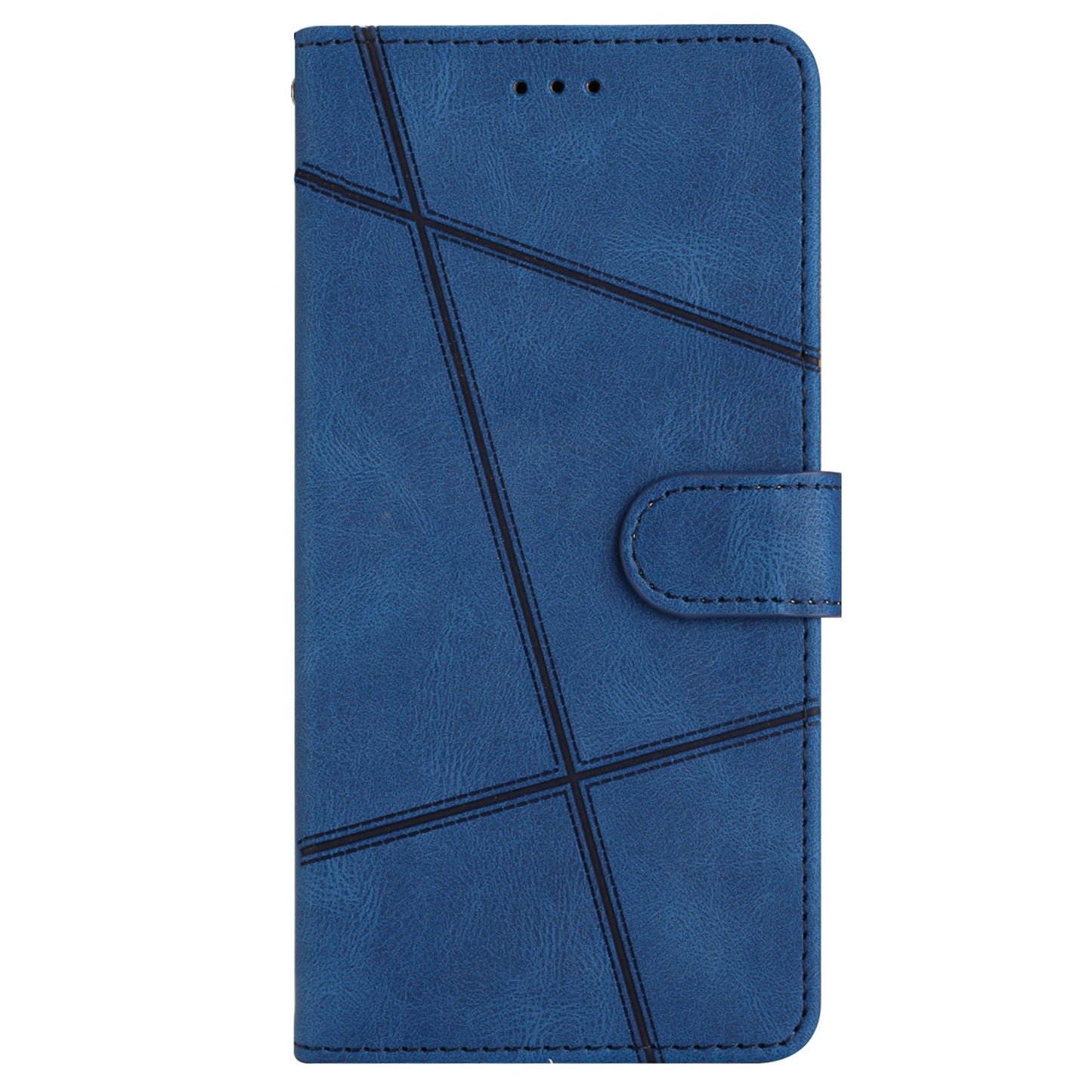 For Samsung Galaxy A05s Wallet PU Leather Stand Case Imprinted Lines Crazy Horse Texture Phone Cover