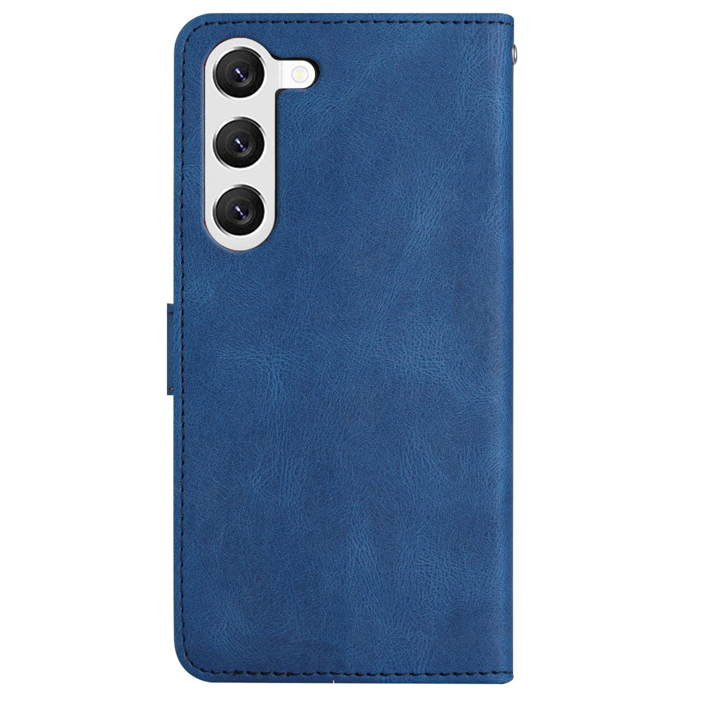 For Samsung Galaxy A05s Wallet PU Leather Stand Case Imprinted Lines Crazy Horse Texture Phone Cover