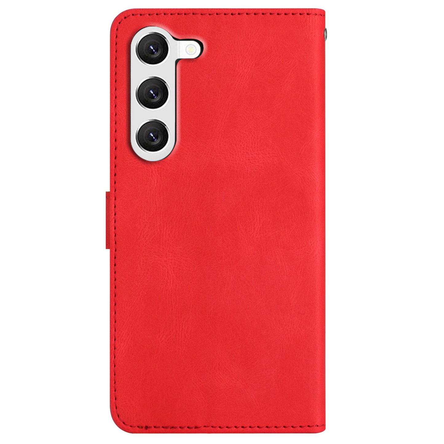 For Samsung Galaxy A05s Wallet PU Leather Stand Case Imprinted Lines Crazy Horse Texture Phone Cover