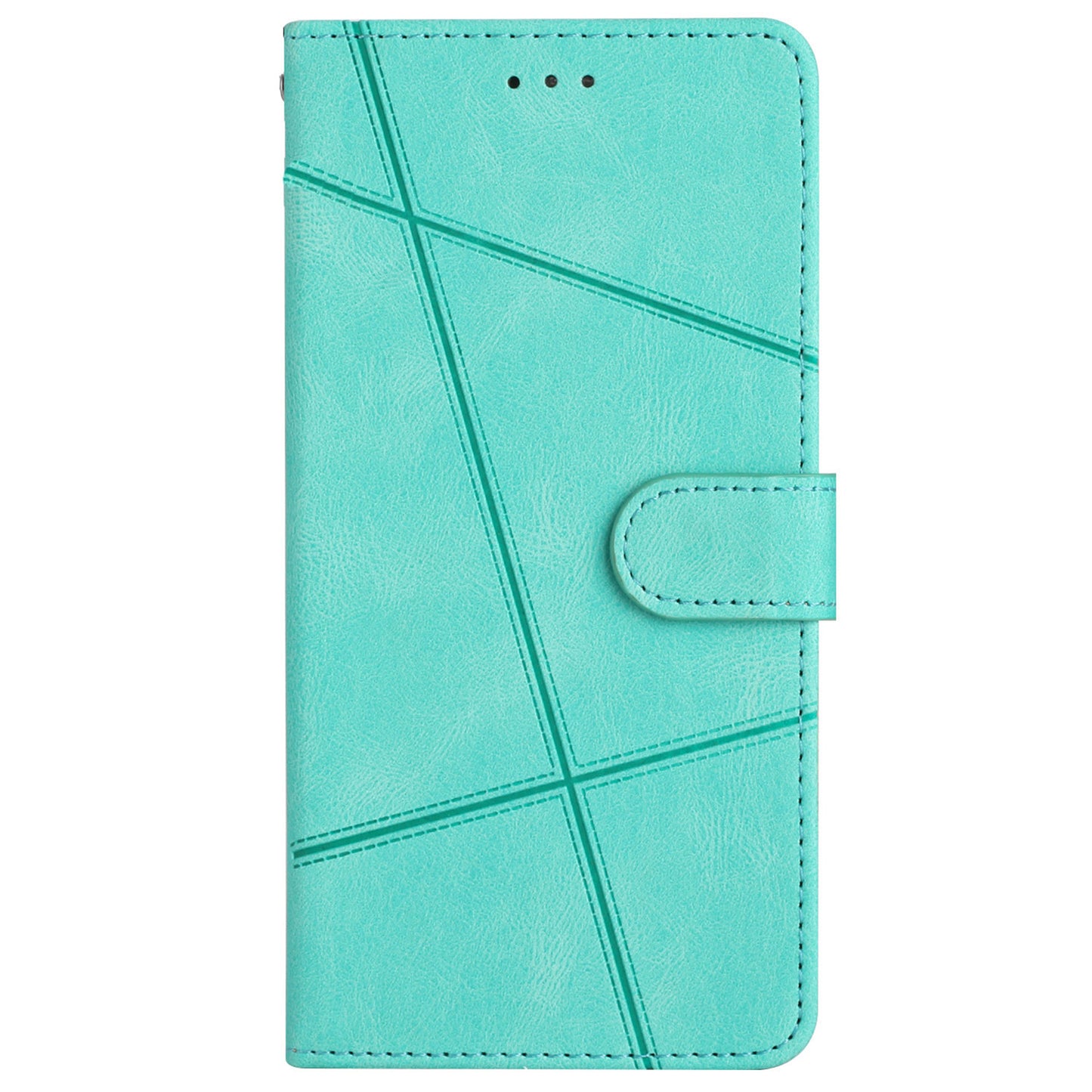 For Samsung Galaxy A05s Wallet PU Leather Stand Case Imprinted Lines Crazy Horse Texture Phone Cover