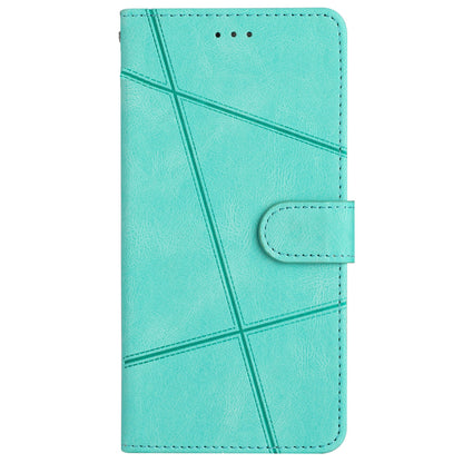 For Samsung Galaxy A05s Wallet PU Leather Stand Case Imprinted Lines Crazy Horse Texture Phone Cover