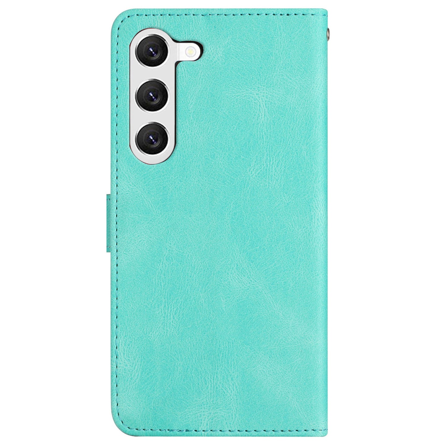 For Samsung Galaxy A05s Wallet PU Leather Stand Case Imprinted Lines Crazy Horse Texture Phone Cover