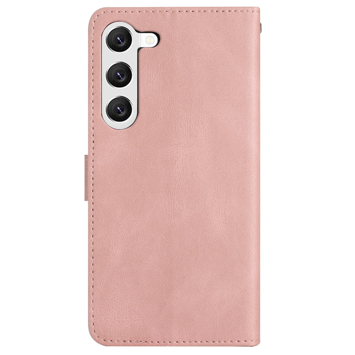 For Samsung Galaxy A05s Wallet PU Leather Stand Case Imprinted Lines Crazy Horse Texture Phone Cover