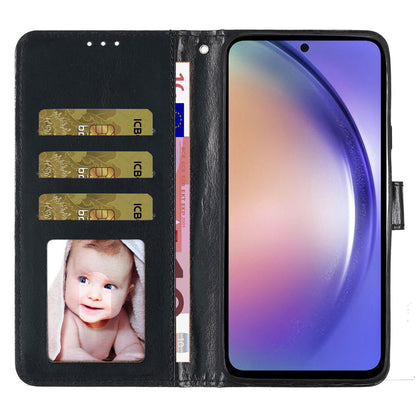 For Samsung Galaxy A05s 4G Case Glittery PU Leather Phone Cover with Wallet Stand