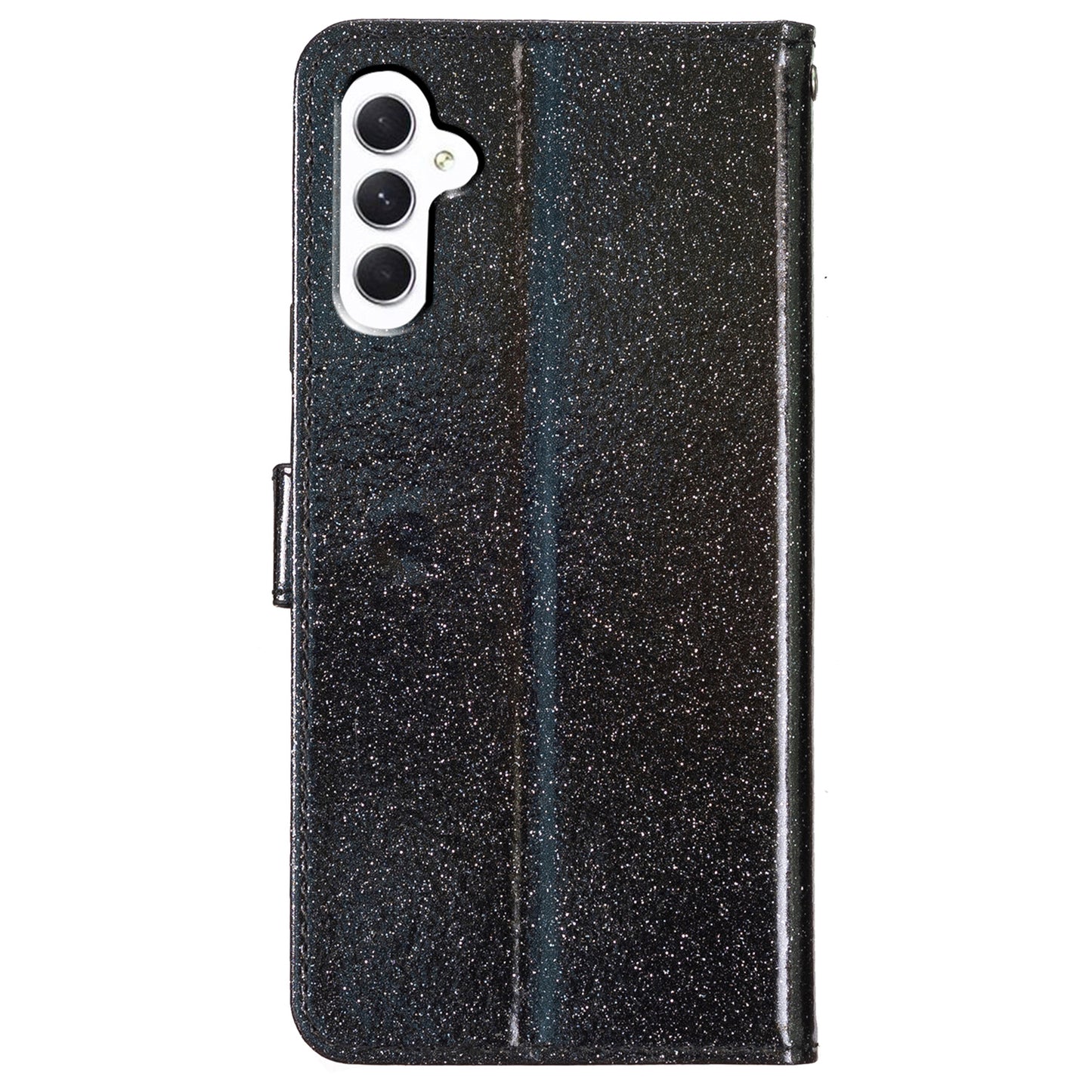 For Samsung Galaxy A05s 4G Case Glittery PU Leather Phone Cover with Wallet Stand