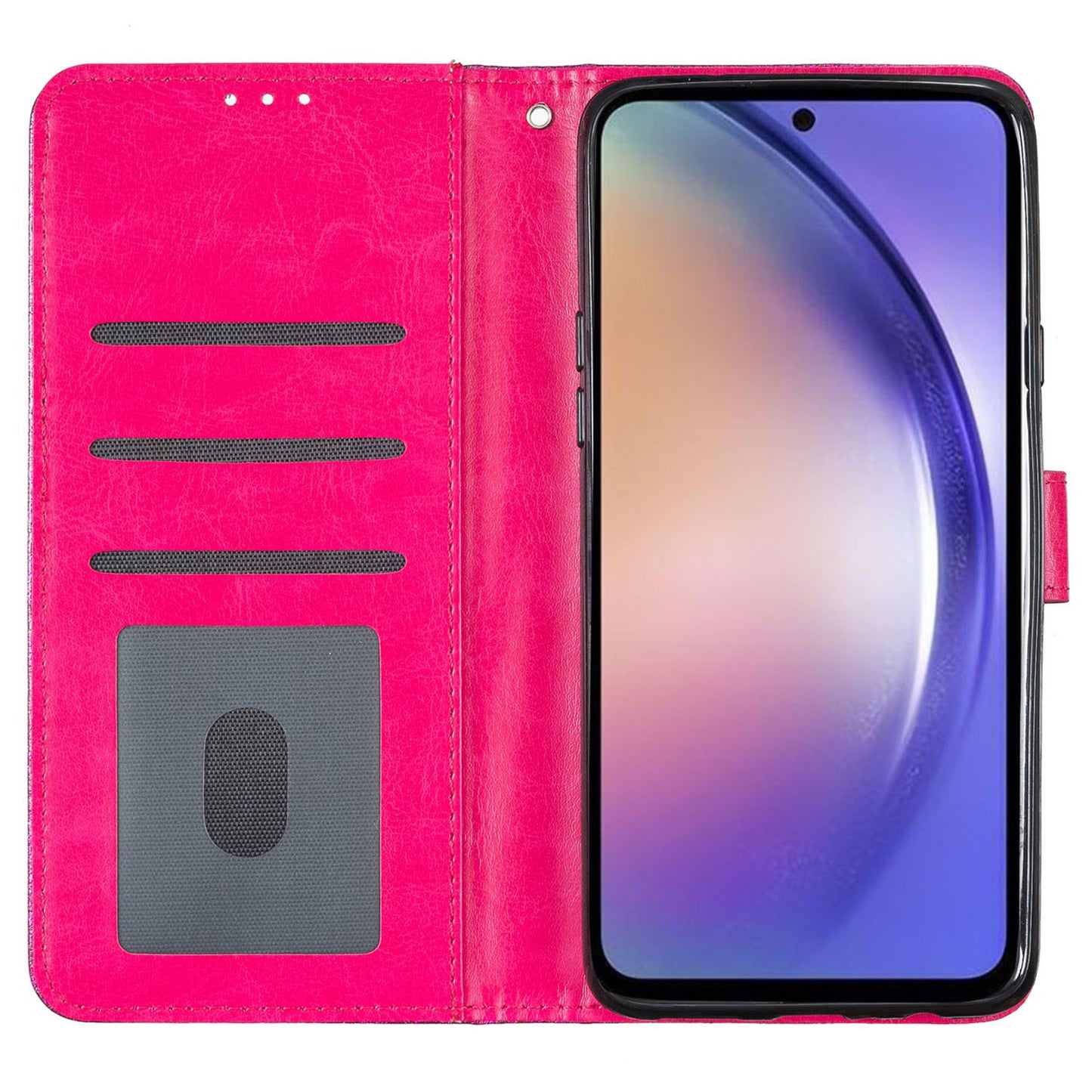 For Samsung Galaxy A05s 4G Case Glittery PU Leather Phone Cover with Wallet Stand