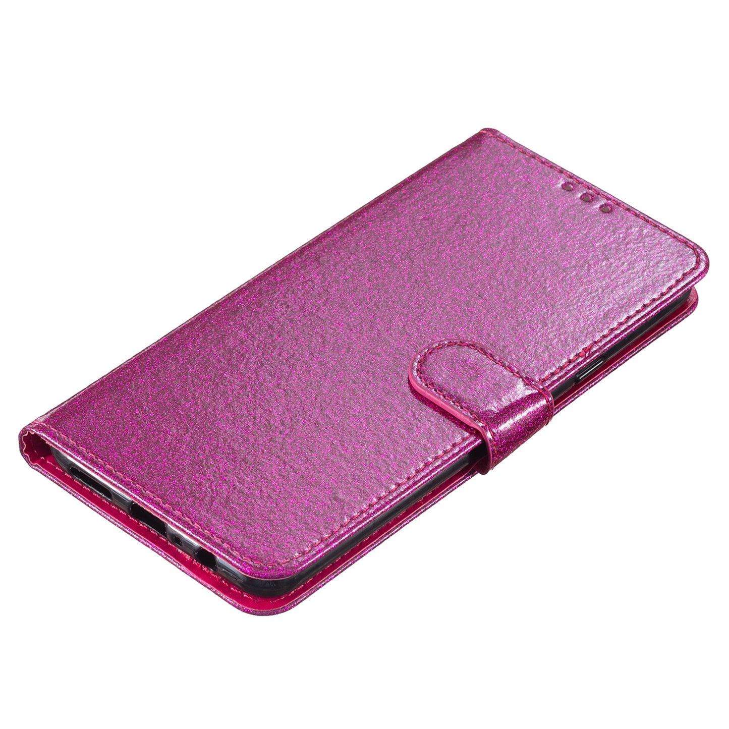 For Samsung Galaxy A05s 4G Case Glittery PU Leather Phone Cover with Wallet Stand