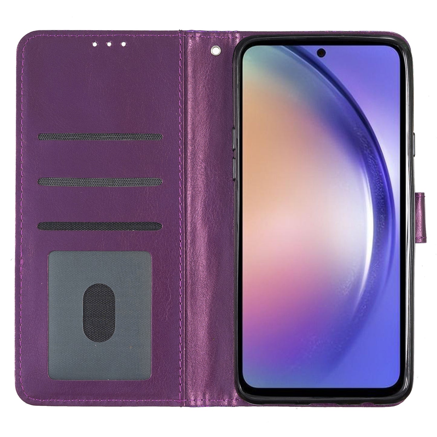 For Samsung Galaxy A05s 4G Case Glittery PU Leather Phone Cover with Wallet Stand