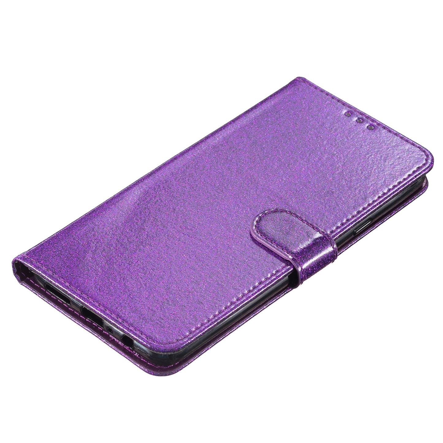 For Samsung Galaxy A05s 4G Case Glittery PU Leather Phone Cover with Wallet Stand