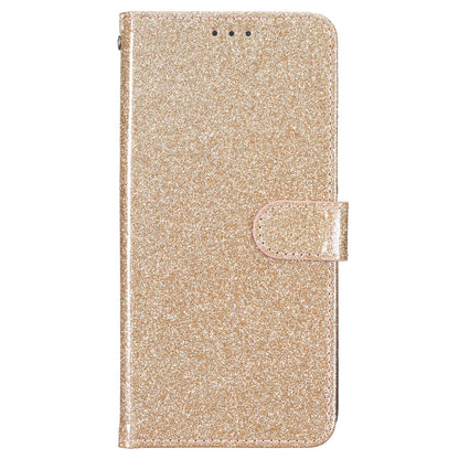 For Huawei Mate 60 Pro Glittery PU Leather Phone Case Anti-fall Wallet Stand Cover
