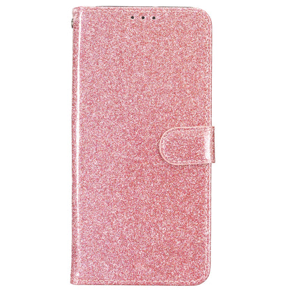For Huawei Mate 60 Pro Glittery PU Leather Phone Case Anti-fall Wallet Stand Cover