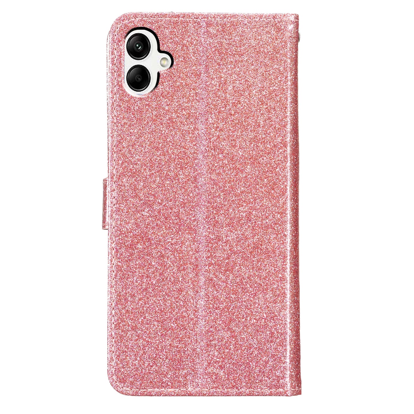 For Samsung Galaxy A05 4G Glittery PU Leather Wallet Phone Case Shockproof Flip Stand Cover