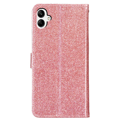 For Samsung Galaxy A05 4G Glittery PU Leather Wallet Phone Case Shockproof Flip Stand Cover