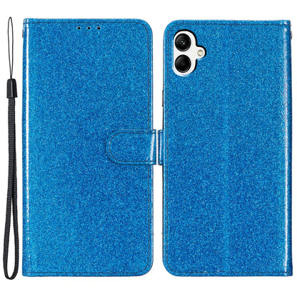 For Samsung Galaxy A05 4G Glittery PU Leather Wallet Phone Case Shockproof Flip Stand Cover