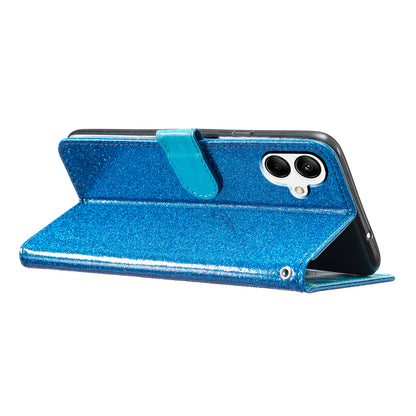 For Samsung Galaxy A05 4G Glittery PU Leather Wallet Phone Case Shockproof Flip Stand Cover