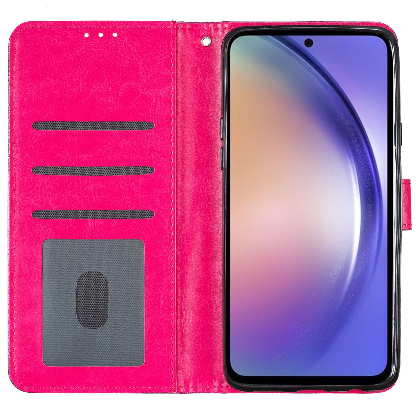For Samsung Galaxy A05 4G Glittery PU Leather Wallet Phone Case Shockproof Flip Stand Cover