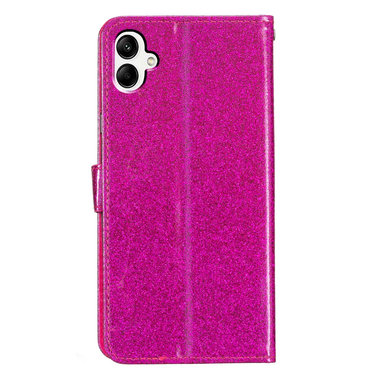 For Samsung Galaxy A05 4G Glittery PU Leather Wallet Phone Case Shockproof Flip Stand Cover
