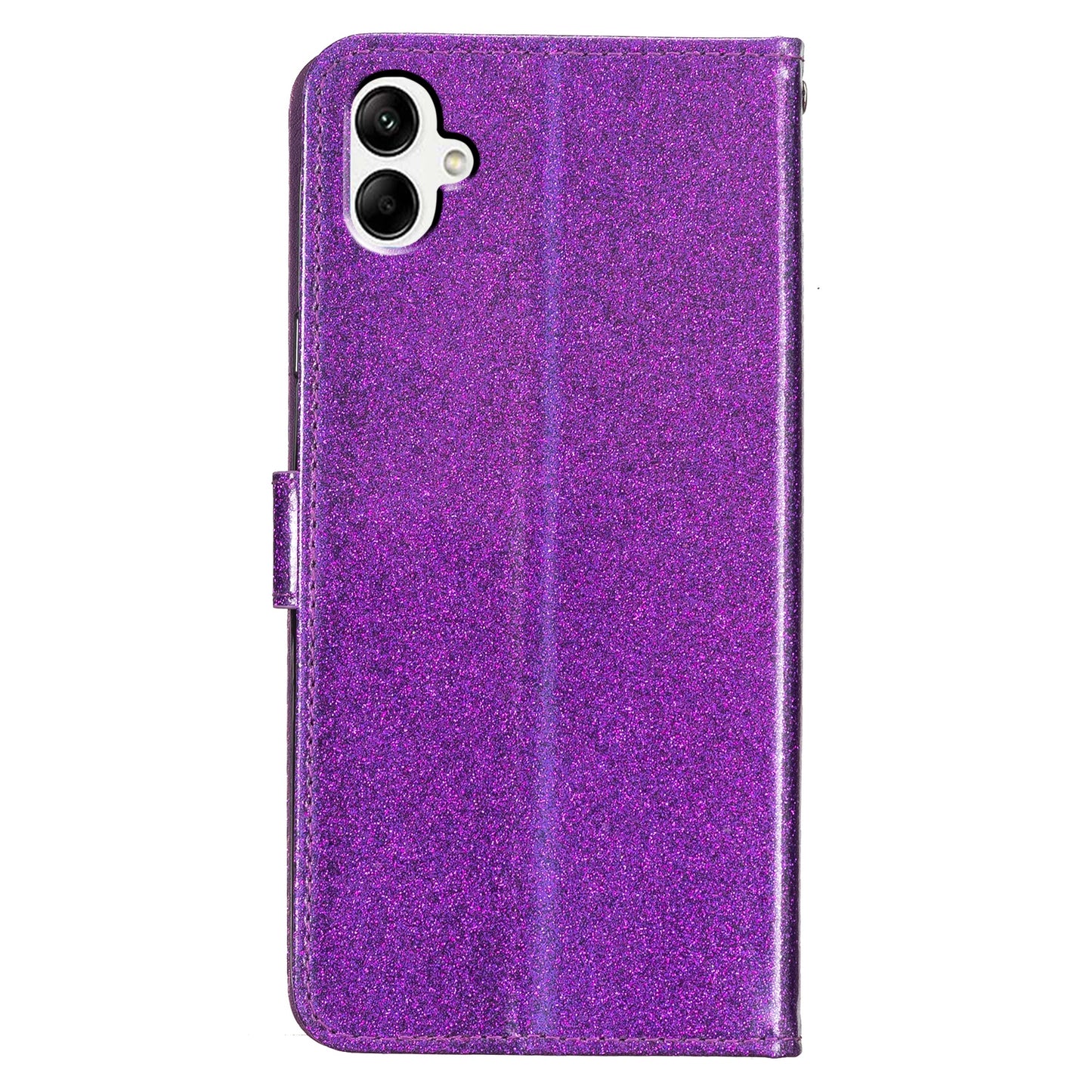 For Samsung Galaxy A05 4G Glittery PU Leather Wallet Phone Case Shockproof Flip Stand Cover