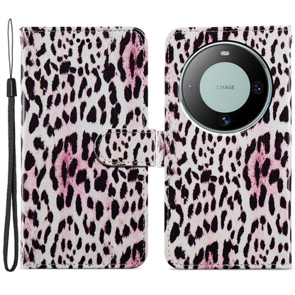 For Huawei Mate 60 Pro Case Flip Leather Wallet Pattern Printing Phone Cover