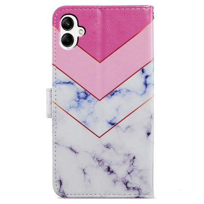 For Samsung Galaxy A05 4G Case Pattern Printing Stand PU Leather Phone Cover