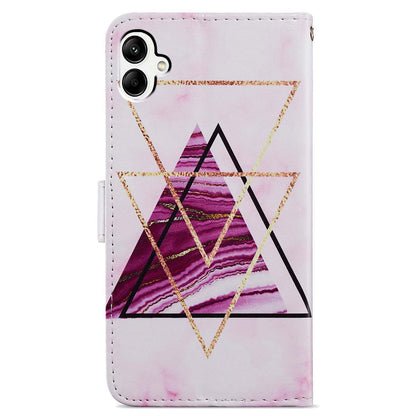 For Samsung Galaxy A05 4G Case Pattern Printing Stand PU Leather Phone Cover