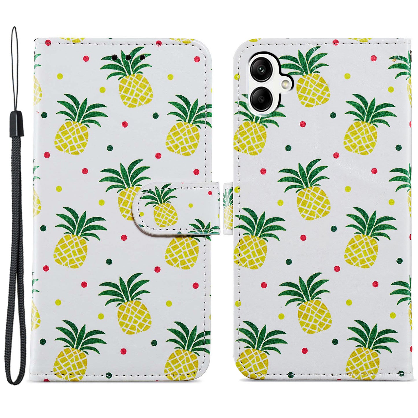For Samsung Galaxy A05 4G Case Pattern Printing Stand PU Leather Phone Cover