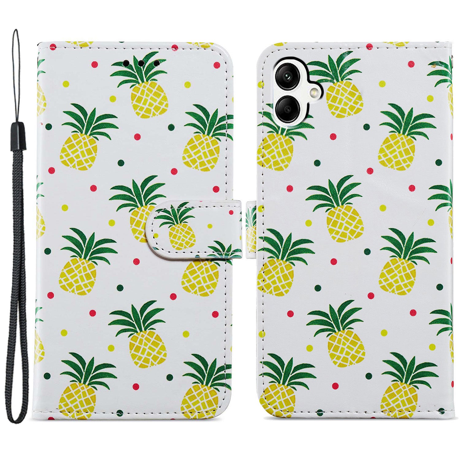 For Samsung Galaxy A05 4G Case Pattern Printing Stand PU Leather Phone Cover