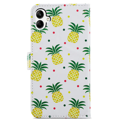 For Samsung Galaxy A05 4G Case Pattern Printing Stand PU Leather Phone Cover
