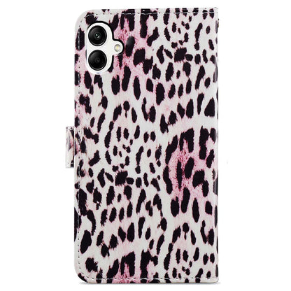 For Samsung Galaxy A05 4G Case Pattern Printing Stand PU Leather Phone Cover