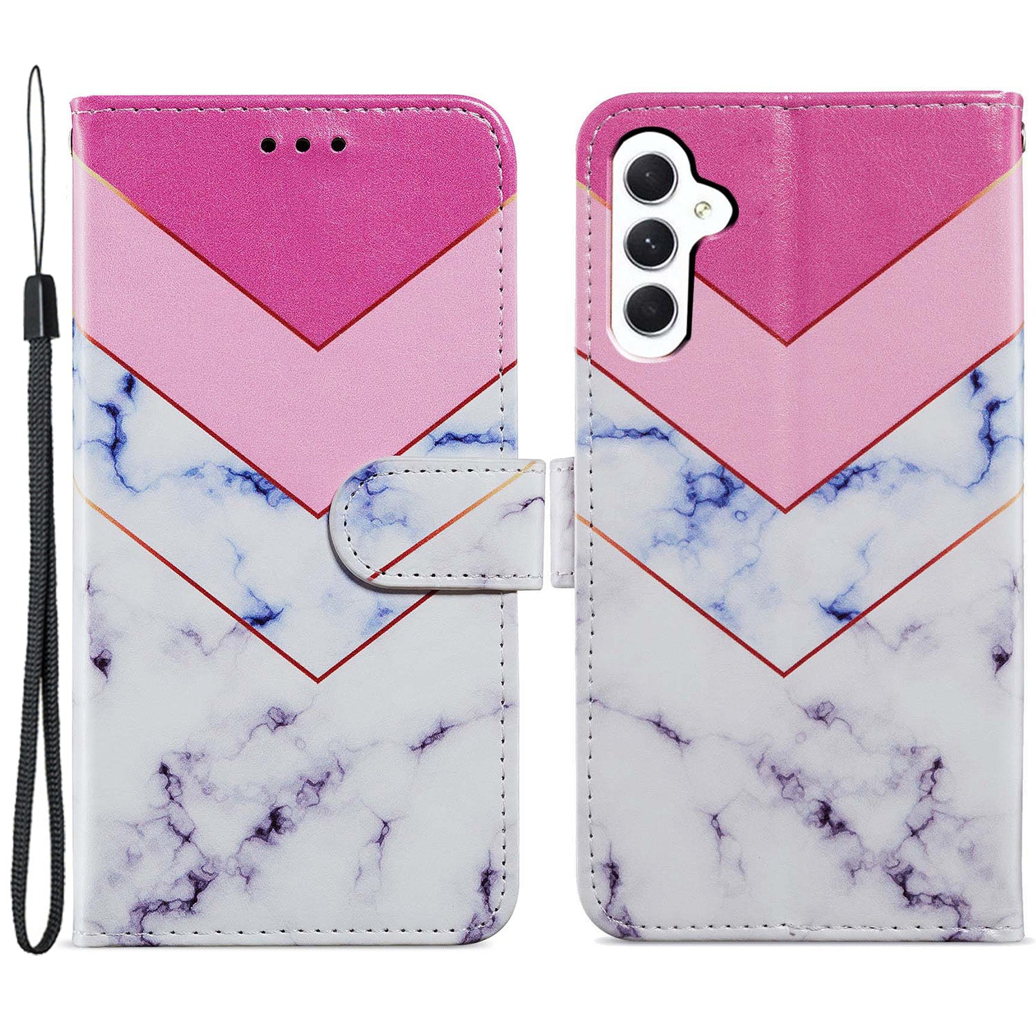 For Samsung Galaxy A05s 4G Wallet Case PU Leather Pattern Printing Phone Cover