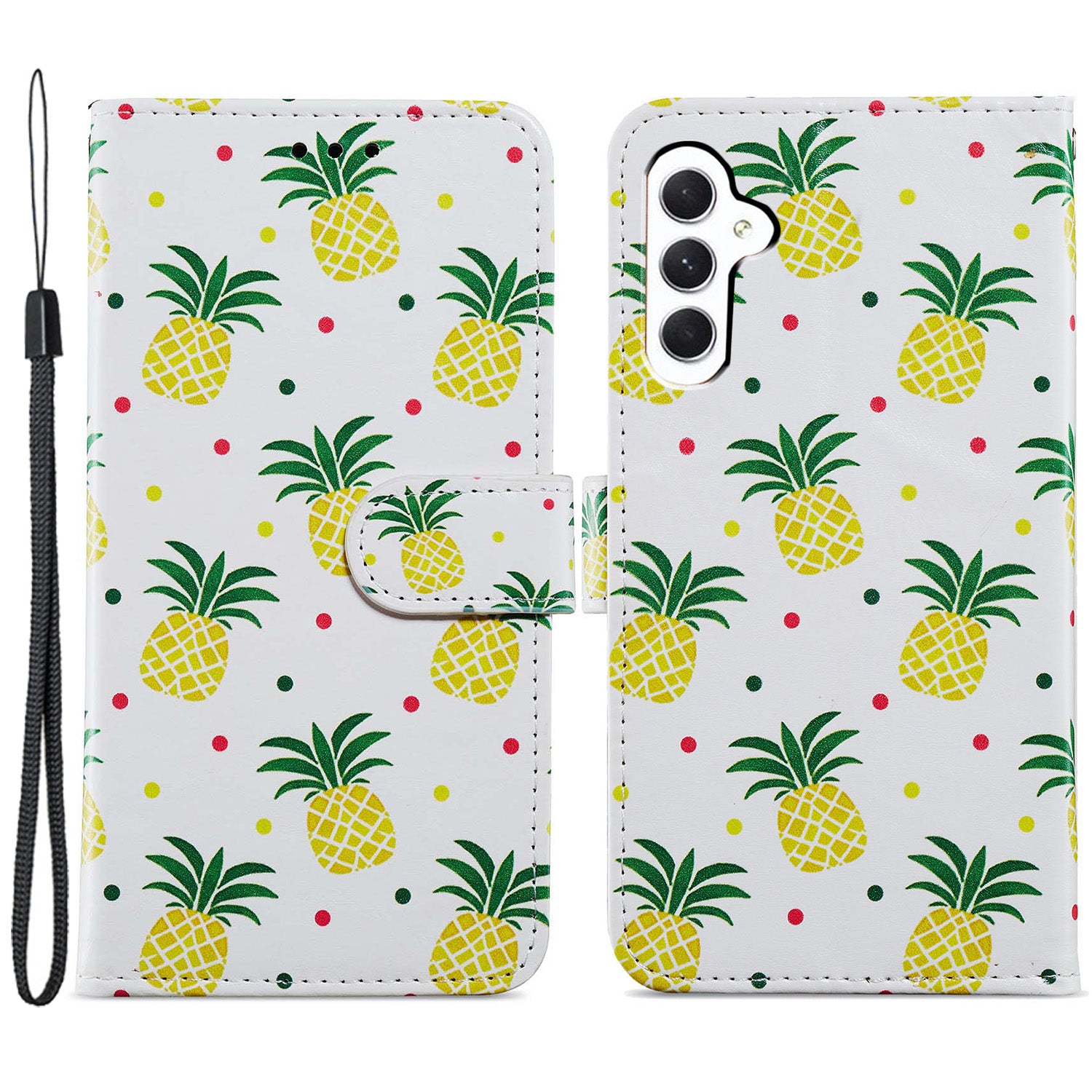 For Samsung Galaxy A05s 4G Wallet Case PU Leather Pattern Printing Phone Cover