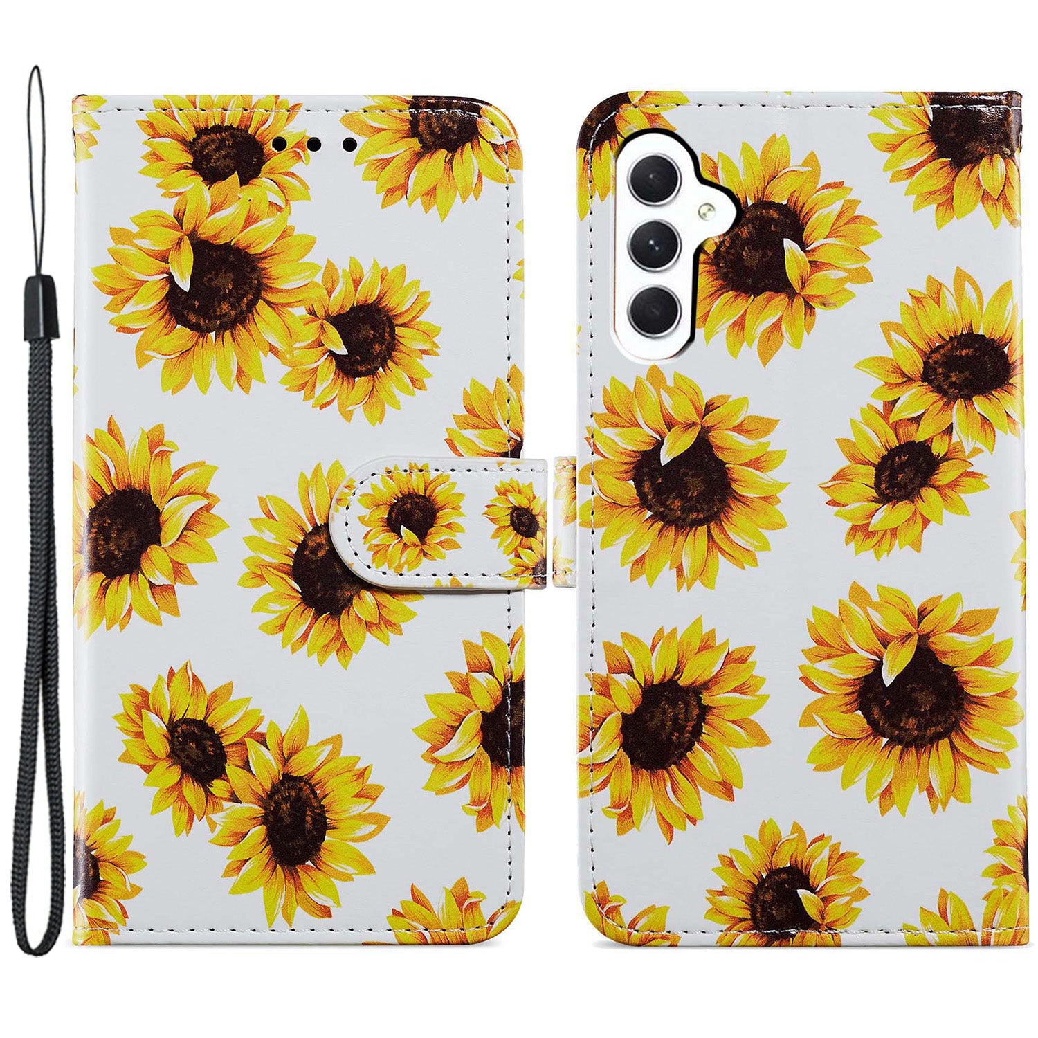 For Samsung Galaxy A05s 4G Wallet Case PU Leather Pattern Printing Phone Cover