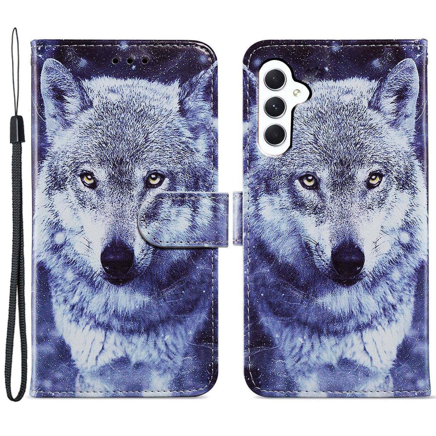 For Samsung Galaxy A05s 4G Wallet Case PU Leather Pattern Printing Phone Cover