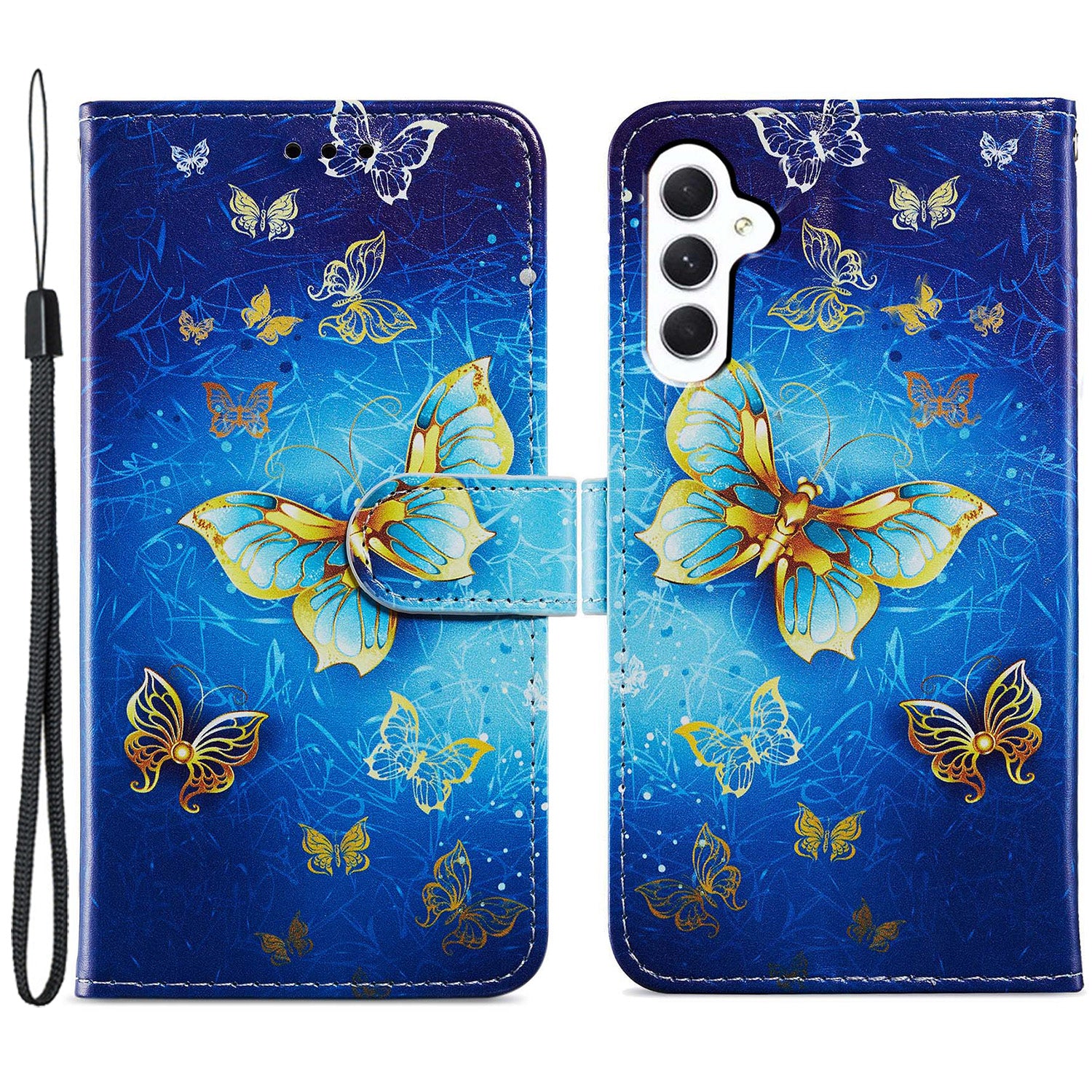 For Samsung Galaxy A05s 4G Wallet Case PU Leather Pattern Printing Phone Cover