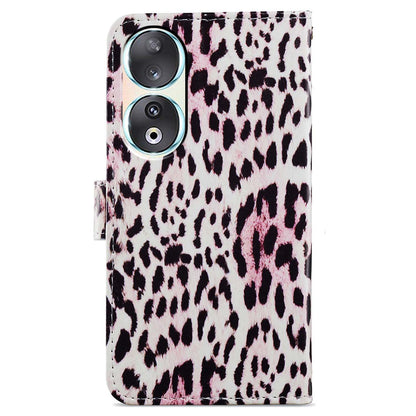 For Honor 90 Wallet Case Printed Pattern PU Leather Flip Stand Cover