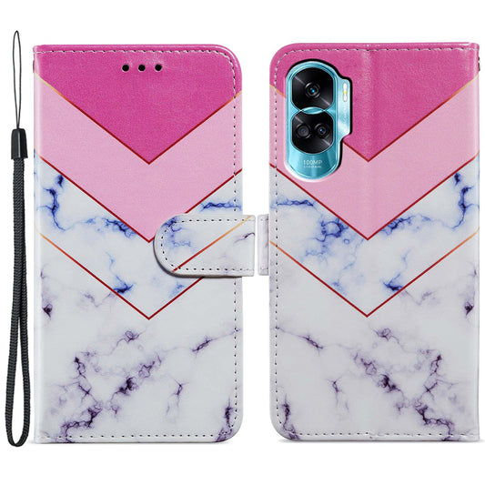 For Honor 90 Lite 5G / X50i 5G Case PU Leather Pattern Flip Wallet Phone Cover
