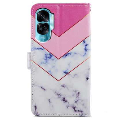 For Honor 90 Lite 5G / X50i 5G Case PU Leather Pattern Flip Wallet Phone Cover