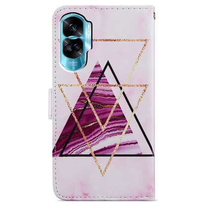 For Honor 90 Lite 5G / X50i 5G Case PU Leather Pattern Flip Wallet Phone Cover