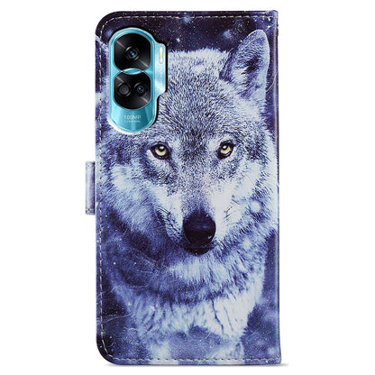 For Honor 90 Lite 5G / X50i 5G Case PU Leather Pattern Flip Wallet Phone Cover