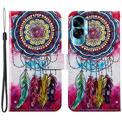 For Honor 90 Lite 5G / X50i 5G Case PU Leather Pattern Flip Wallet Phone Cover