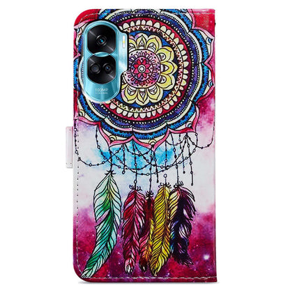 For Honor 90 Lite 5G / X50i 5G Case PU Leather Pattern Flip Wallet Phone Cover