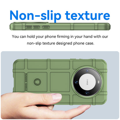 For Huawei Mate 60 Case Anti-scratch Square Grid Texture TPU Phone Protector