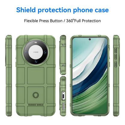 For Huawei Mate 60 Case Anti-scratch Square Grid Texture TPU Phone Protector