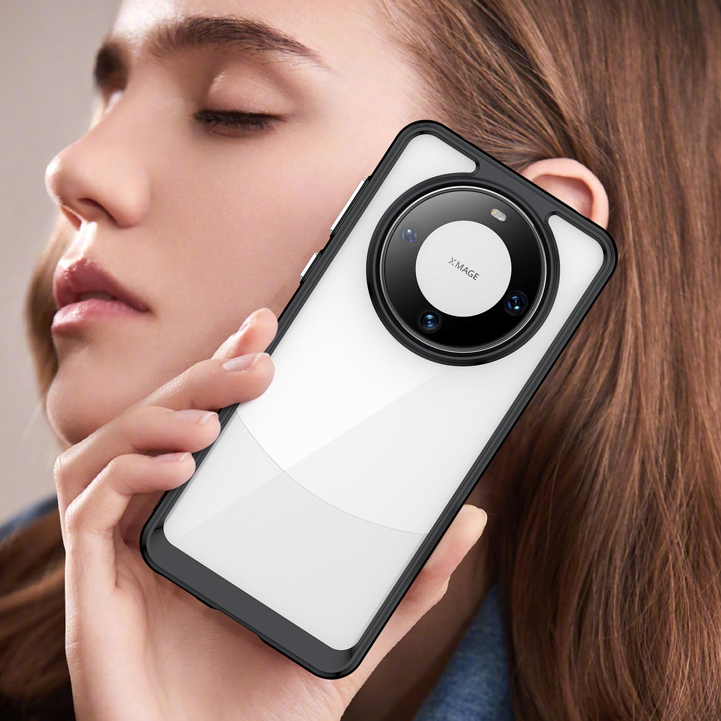 For Huawei Mate 60 Cover Drop-proof TPU+Acrylic Phone Case