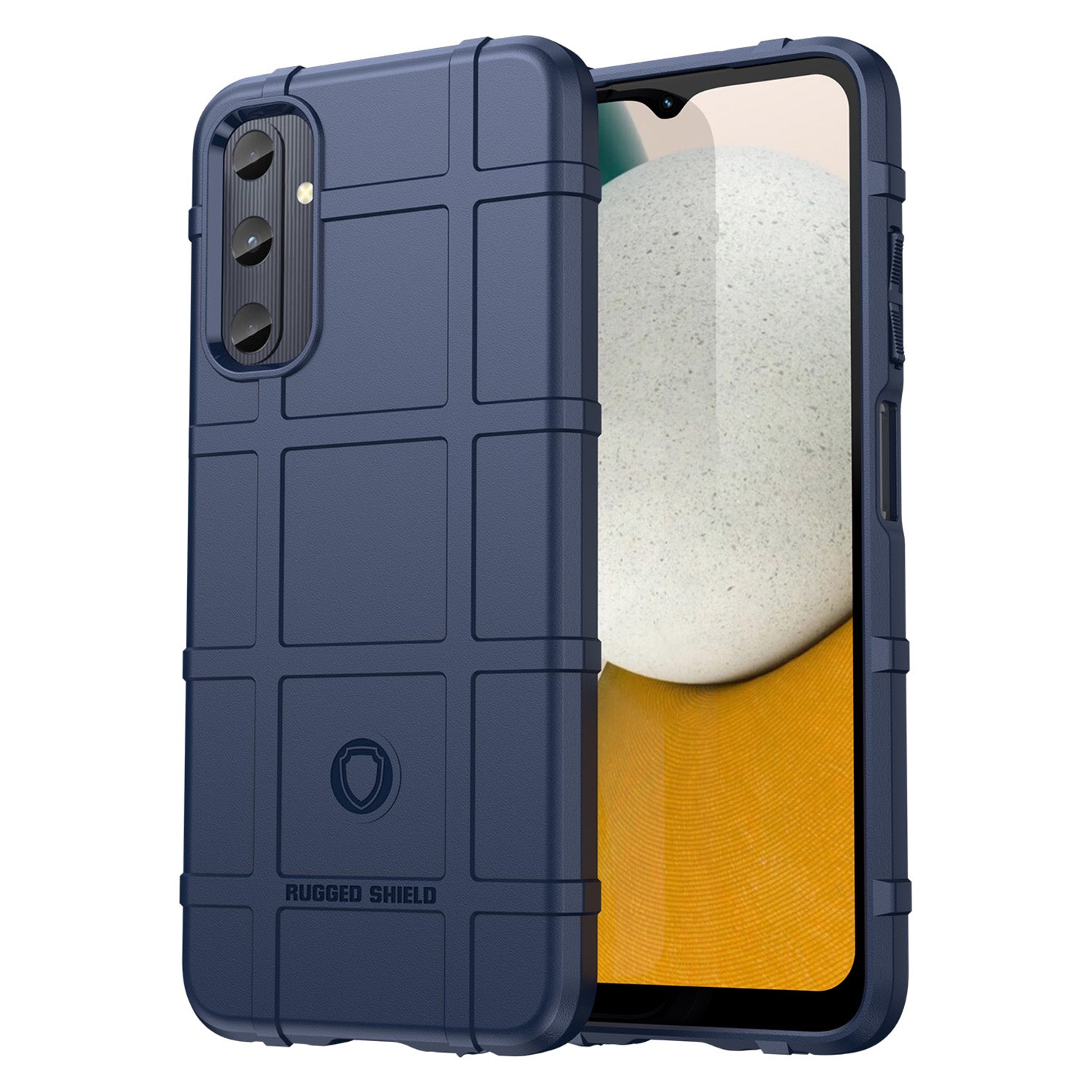 For Samsung Galaxy A05s 4G Case TPU Cell Phone Cover Square Grid Texture Protector
